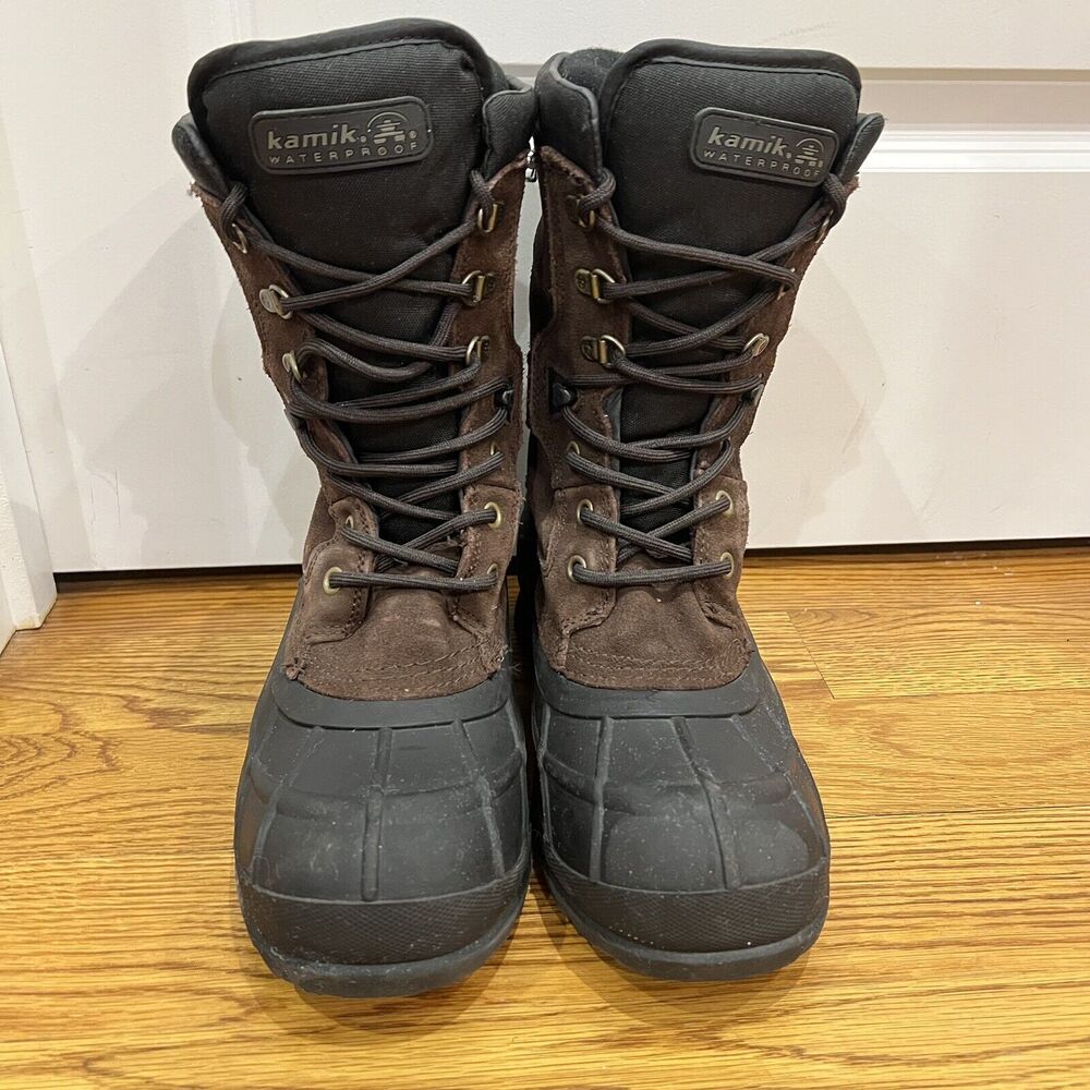 Men’s Kamik Nation‎ Plus Winter Boots Size 9M Waterproof, 200g Insulation